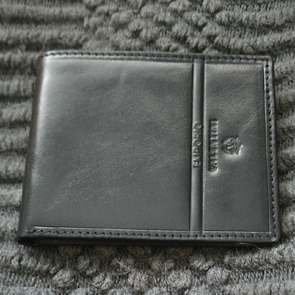 Authentic Emporio Valentini Black‎ Leather Wallet